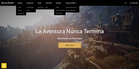 black desert online página oficial.